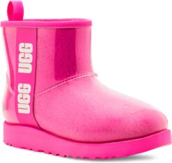 UGG Big Kids Classic Clear Mini II 17 UGG Big Kids Classic Clear Mini II -Ugg ugg childrens big kids classic clear mini 2 taffy pink 1112386k typn 06683.1656432984