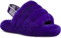 UGG Kids Fluff Yeah Slide -Ugg ugg childrens kids fluff yeah slide violet night 1098494k vngh 28977.1647038454