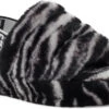 UGG Kids Fluff Yeah Slide Zebra -Ugg ugg kids fluff yeah slide zebra black white 1116156k bwht 32553.1598917532.600.600